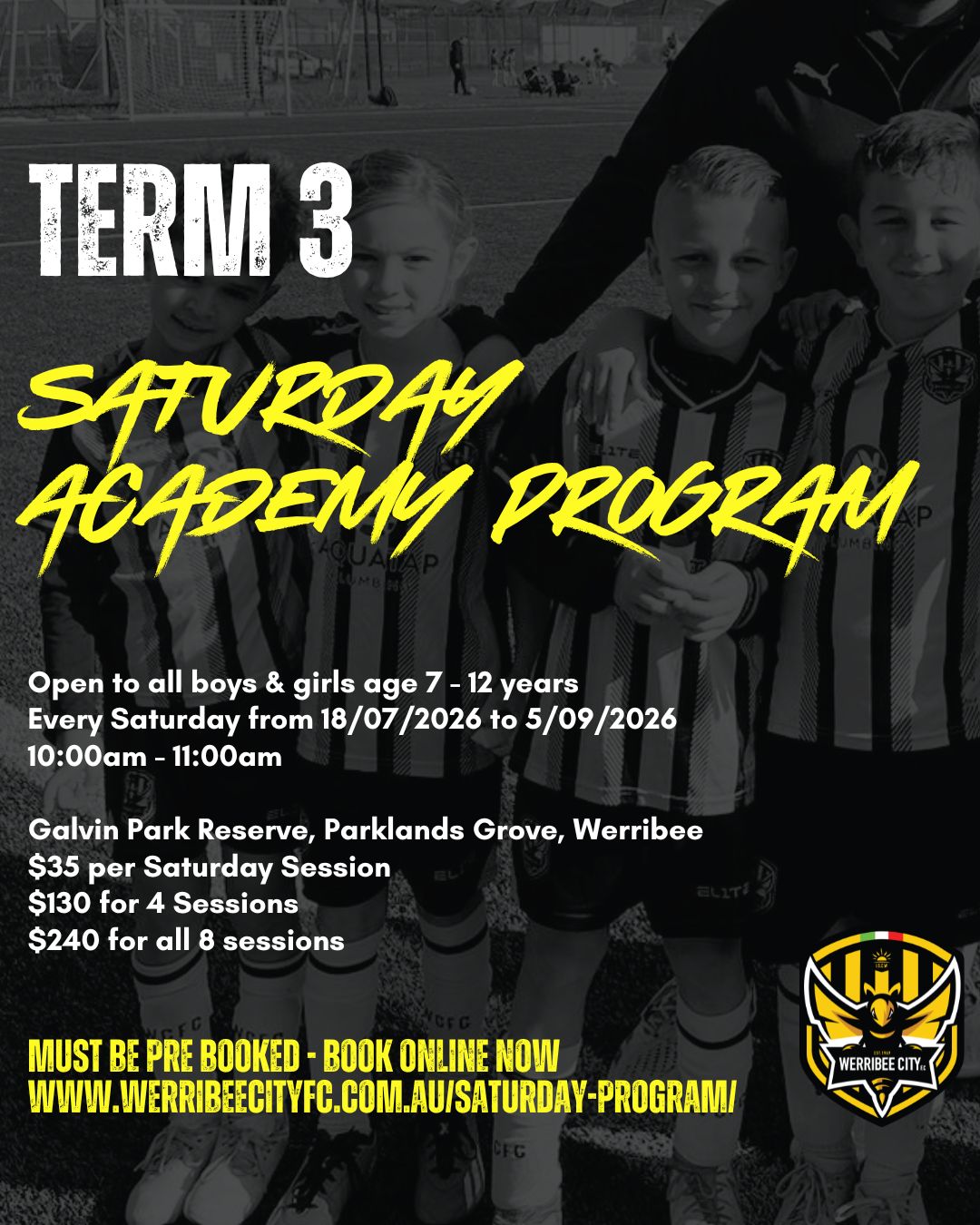Saturday Academy Program - Term 3 2026