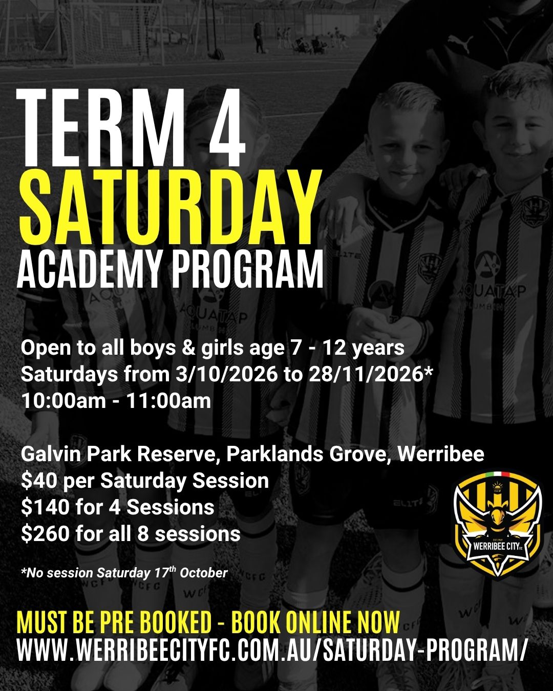 TERM 4 SATURDAY PROGRAM